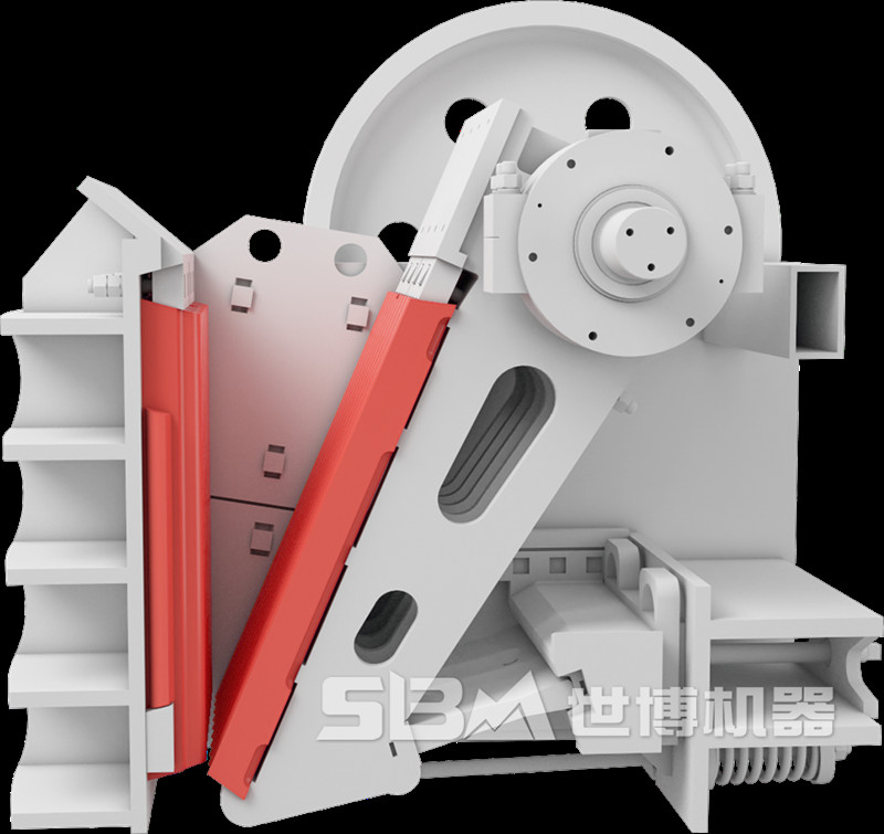 顎破結(jié)構(gòu)圖，直觀看46破碎機(jī)如何調(diào)粗細(xì)