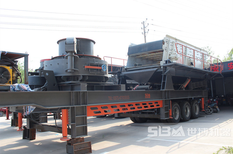 石打石沖擊式破碎機(jī)，移動(dòng)配置