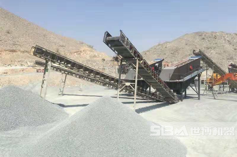 優(yōu)質(zhì)制砂生產(chǎn)線設備現(xiàn)場