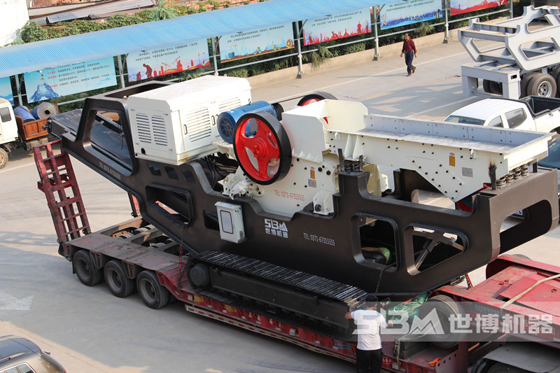 世博廠家履帶式移動(dòng)鄂破機(jī)發(fā)貨