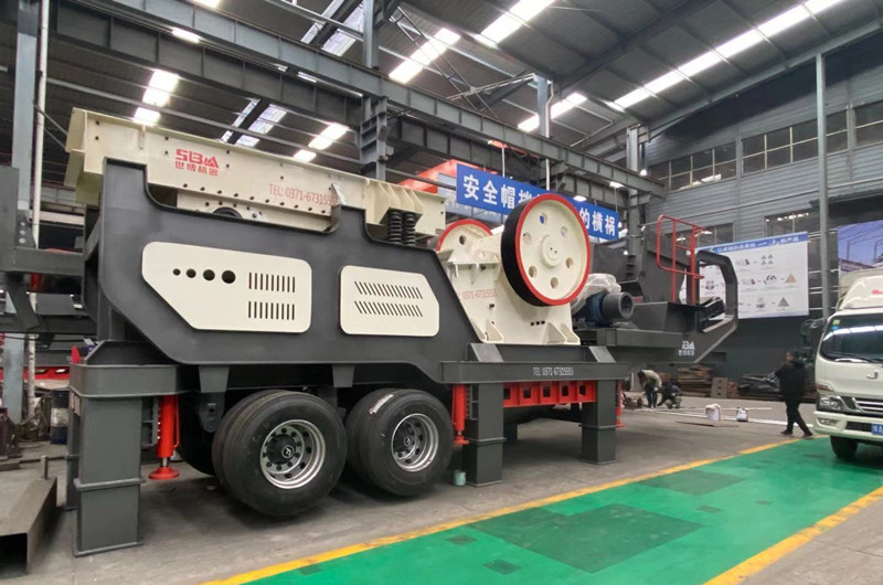 世博移動巖石破碎站，輪胎移動顎破機(jī)