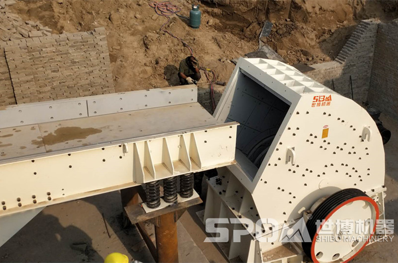 砂石料廠配錘破的破碎線