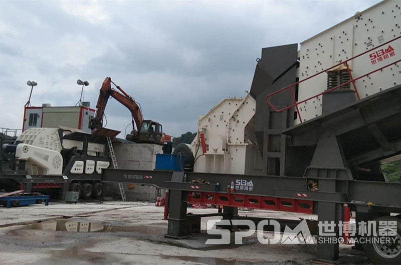 移動細(xì)碎石子打砂機