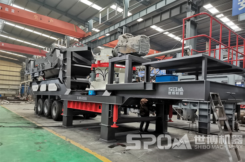 輪胎移動磕石機(jī)，圓錐破移動破碎機(jī)