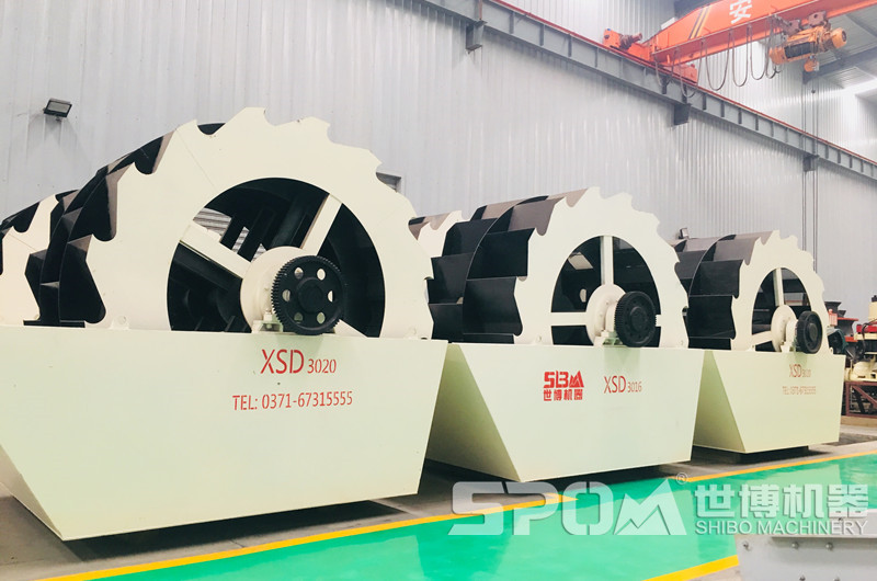 水洗機(jī)制砂機(jī)器，輪斗式洗砂機(jī)