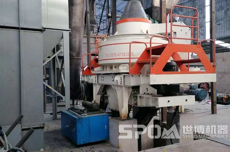 世博制砂機客戶現(xiàn)場圖，室內(nèi)安裝