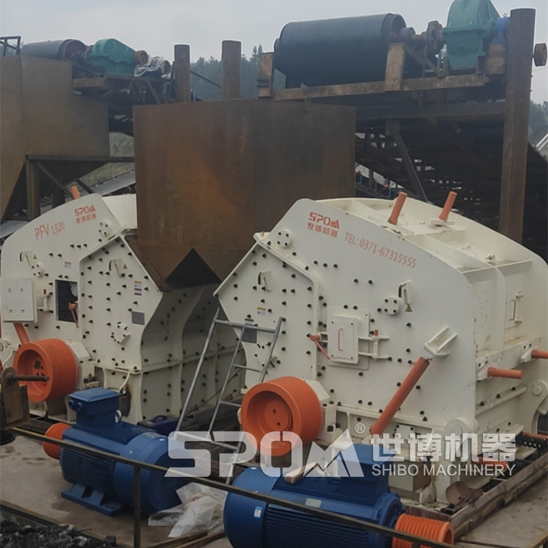 二段破碎現(xiàn)場(chǎng)